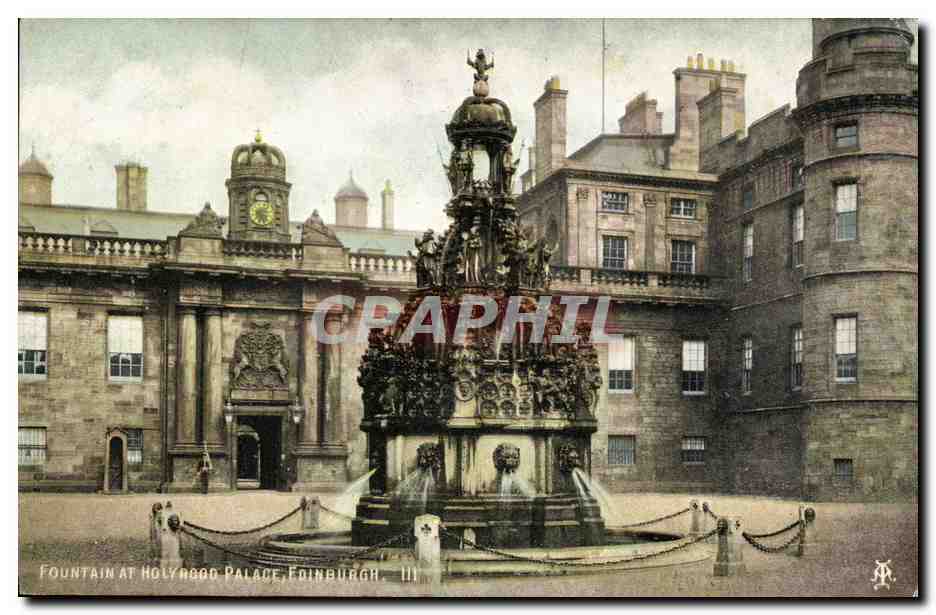 CPA Edinburgh Fountain At Holyrood Palace