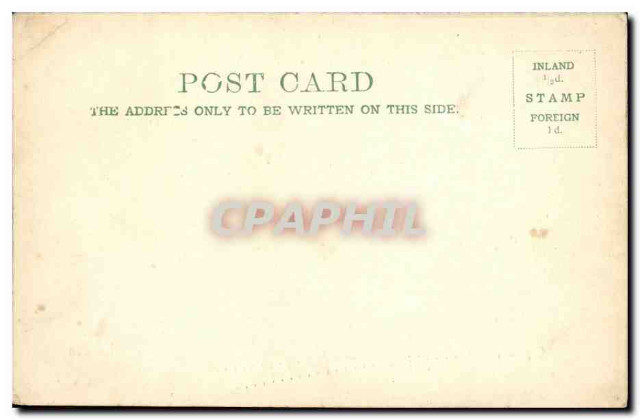 CPA London Crystal Palace — Rückseite