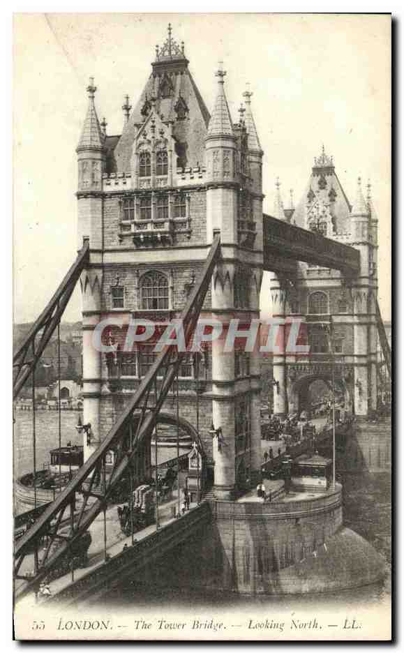 CPA London The Tower Bridge Looking North