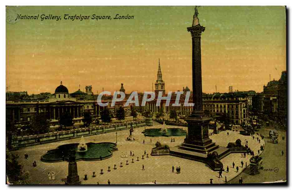 CPA London National Gallery Tafalgar Square