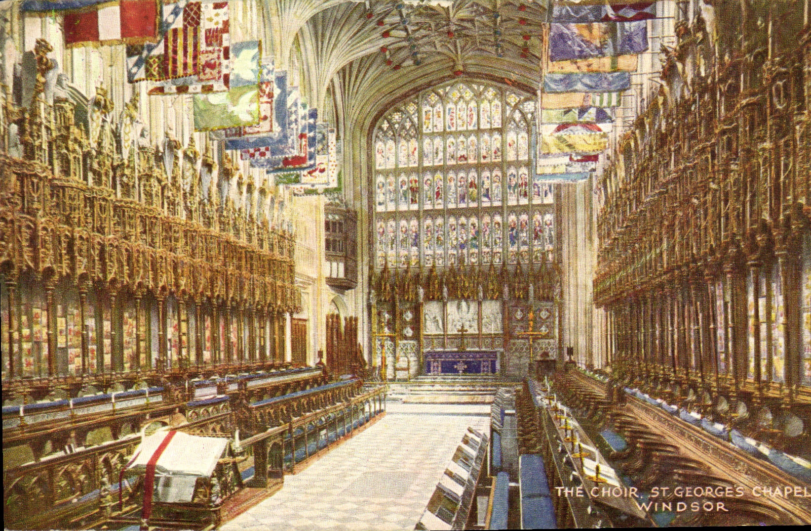 CPA The choir St George s chapel Windsor