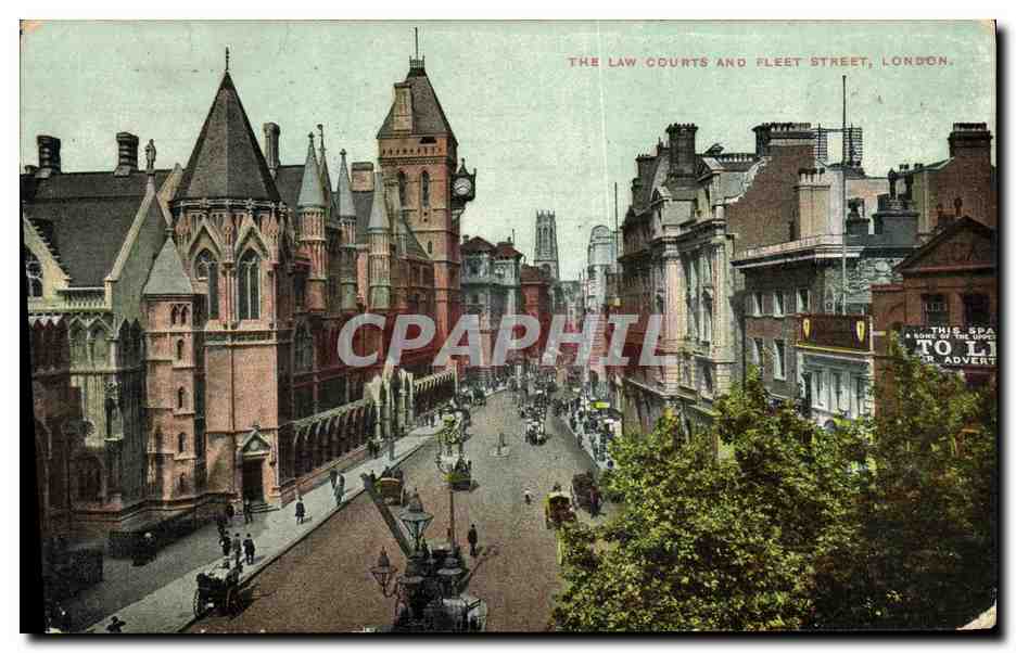 CPA The Law Courts and Fleet Street London 