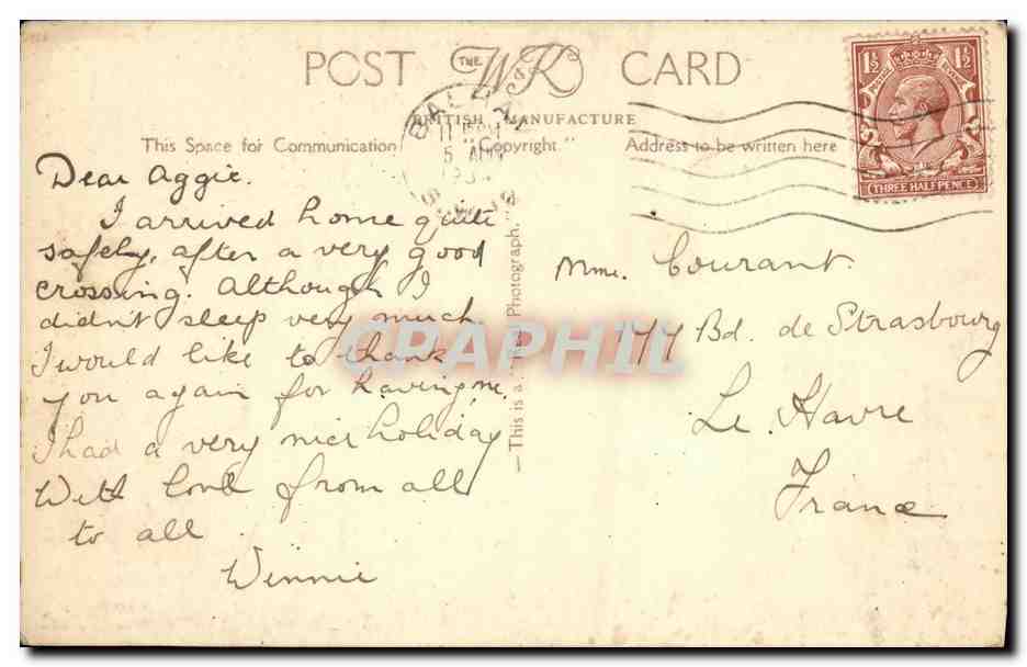CPA The Houses of Parliment Westminster London — Verso
