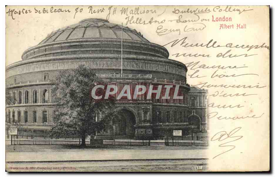 CPA London Albert Hall 