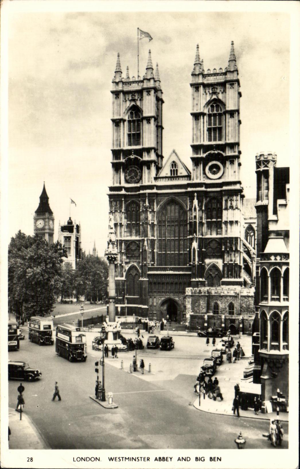 CPA London Westminster Abbey and Big Ben