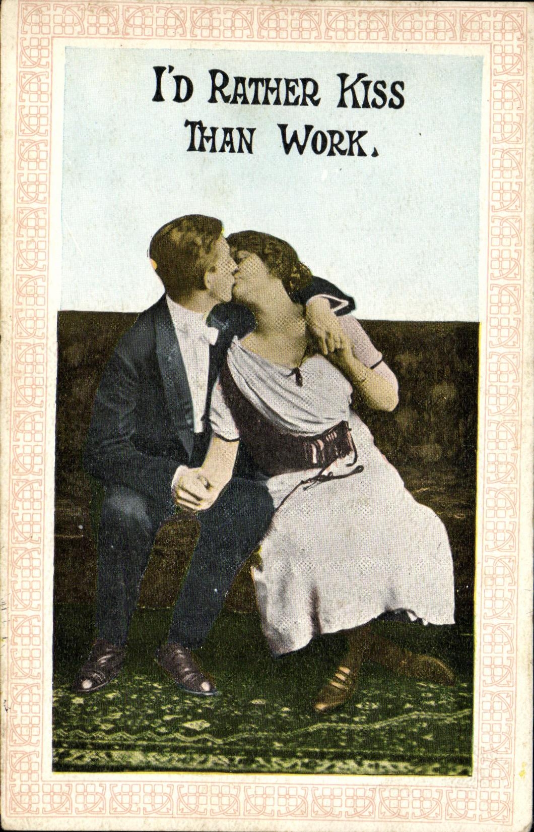CPA I d Rather Kiss Than Work Femme