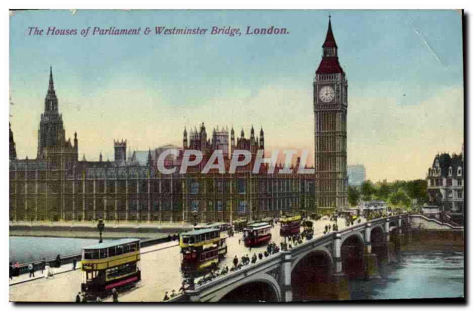 CPA The Houses of Parliament Westminster Bridge