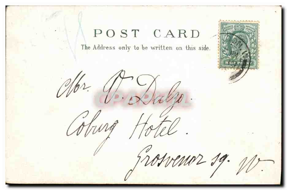 CPA London Carlton Hotel — Back