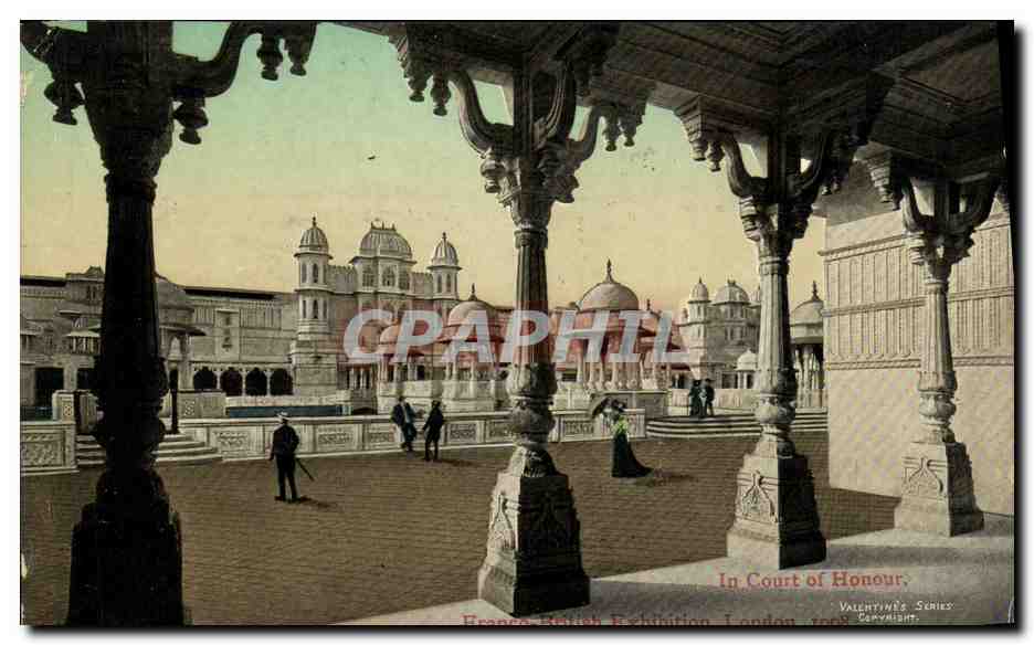 CPA London In Court of Honour Franco British exhibition 1908