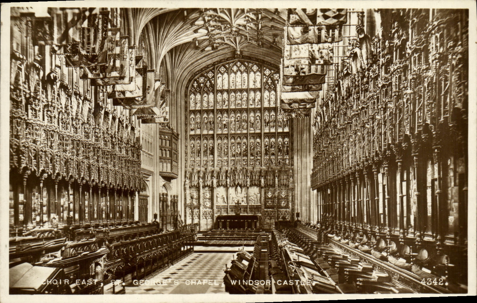 CPA Choir Est Windsor Castle St George s chapel 