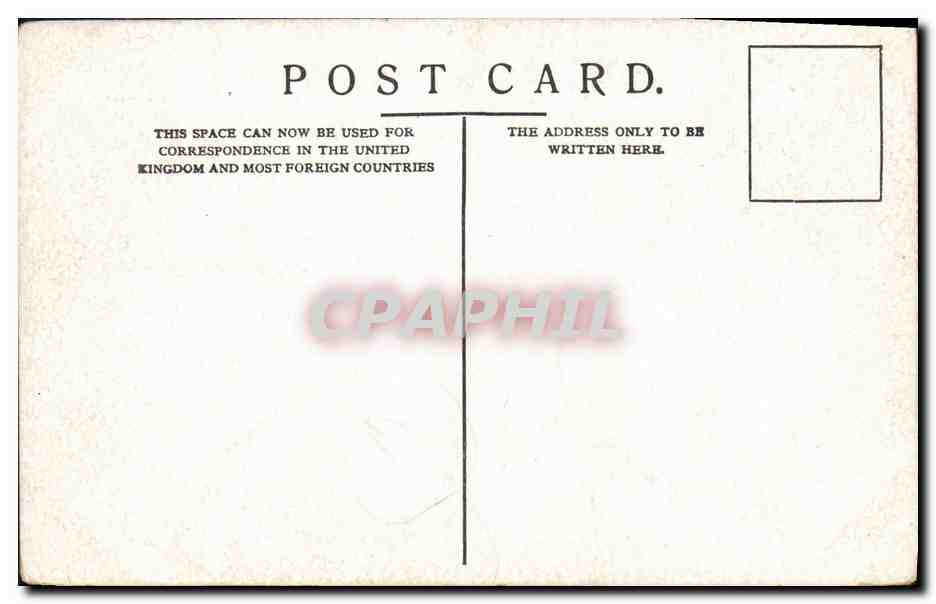 CPA London Northumberland Avenue and hotel Metropole  — Rückseite