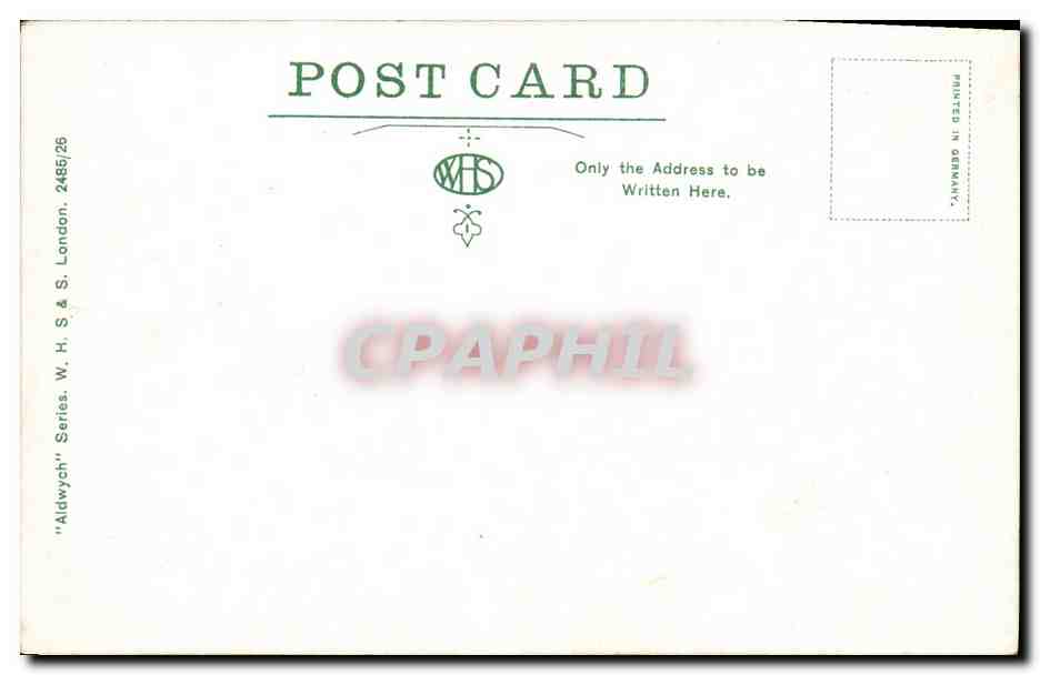 CPA London St Martin le Grand General Post Office Buildings — Rückseite