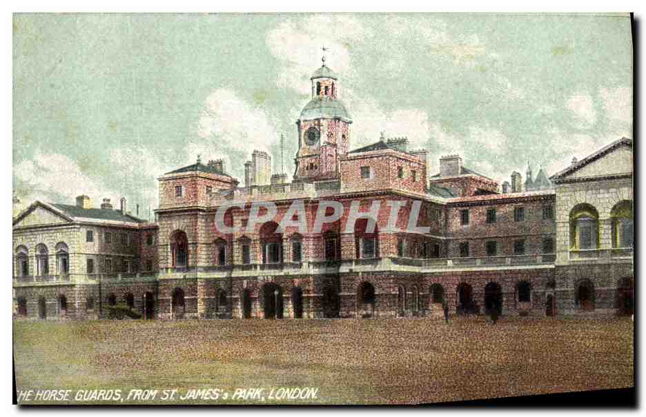 CPA London The horse guards from St James park