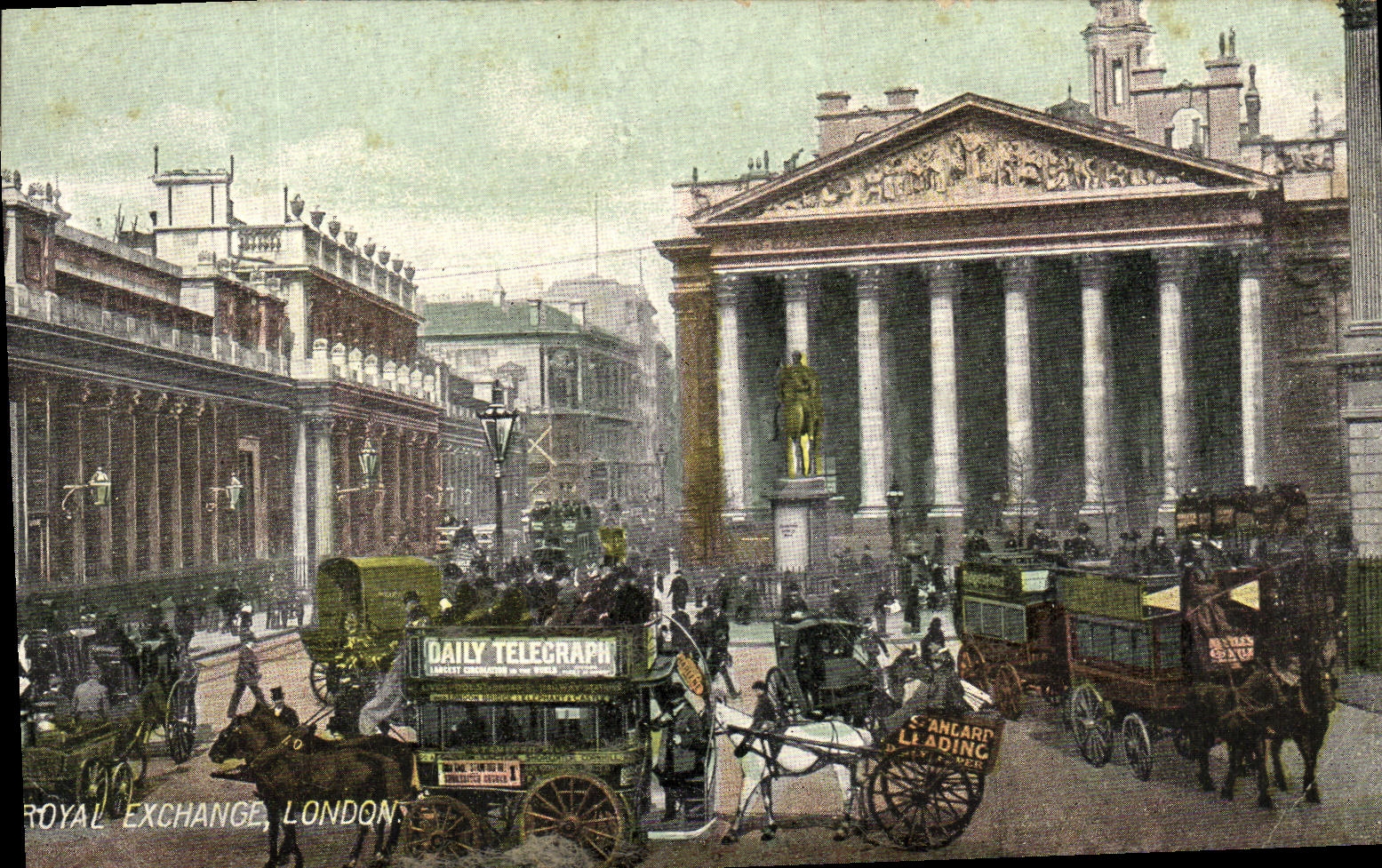 CPA London Royal Exchange Daily Telegraph