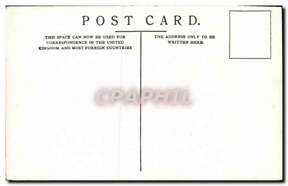 CPA London Royal Exchange Daily Telegraph — Rückseite