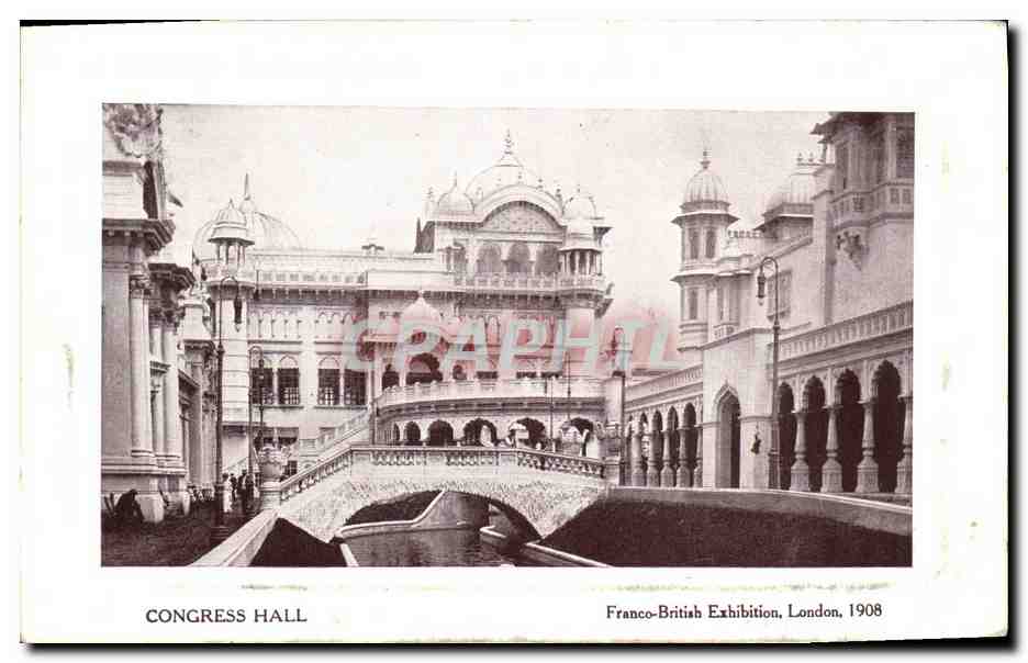 CPA London Congress Hall Franco British Exhibition