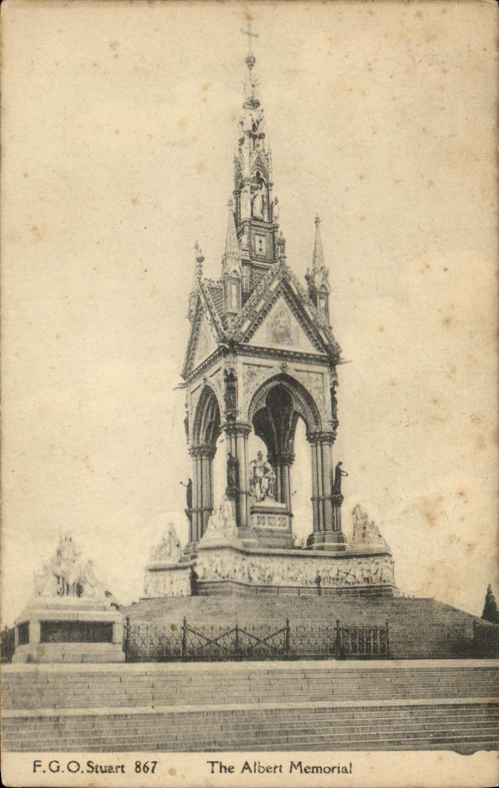 CPA The Albert Memorial