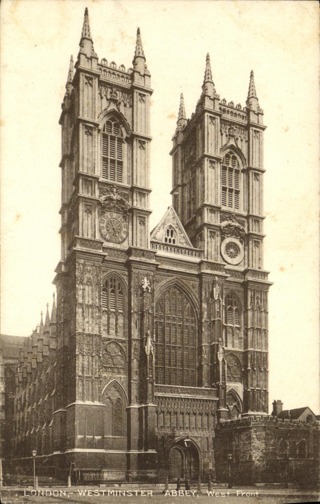 CPA London Westminster Abbey West From