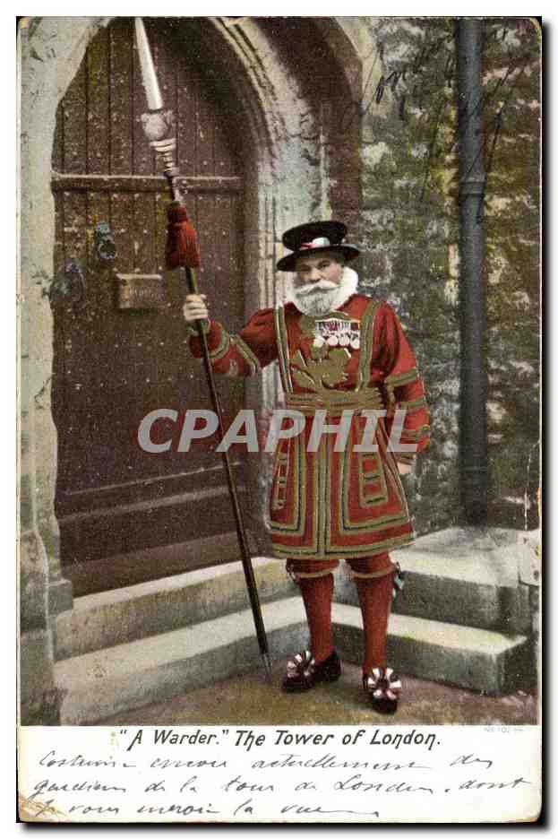 CPA London A Warder The Tower of London 