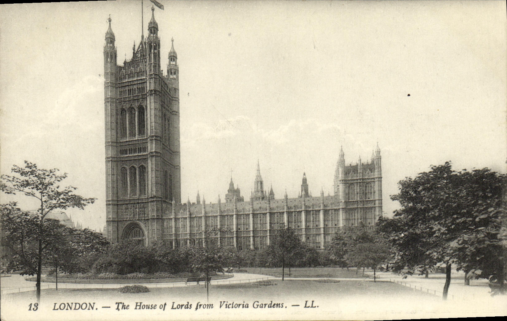 CPA London The House Of Lords From Victoria Gardens