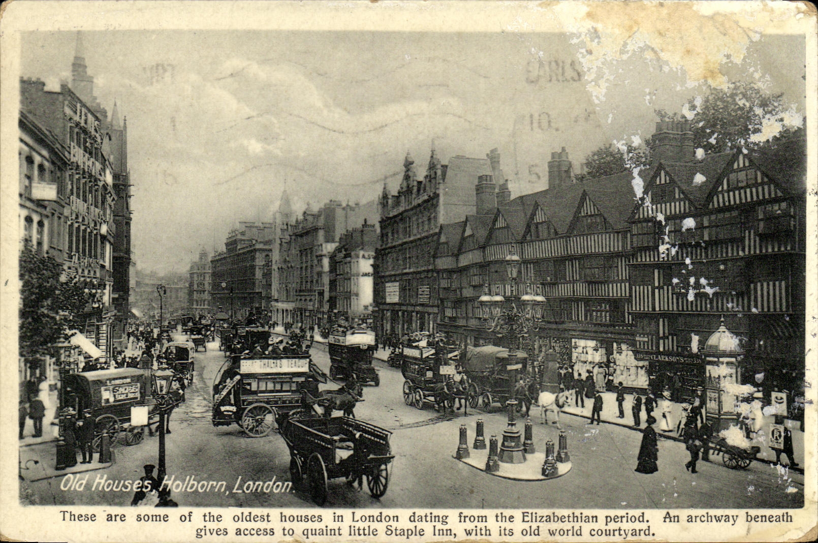 CPA London Old Houses Holborn