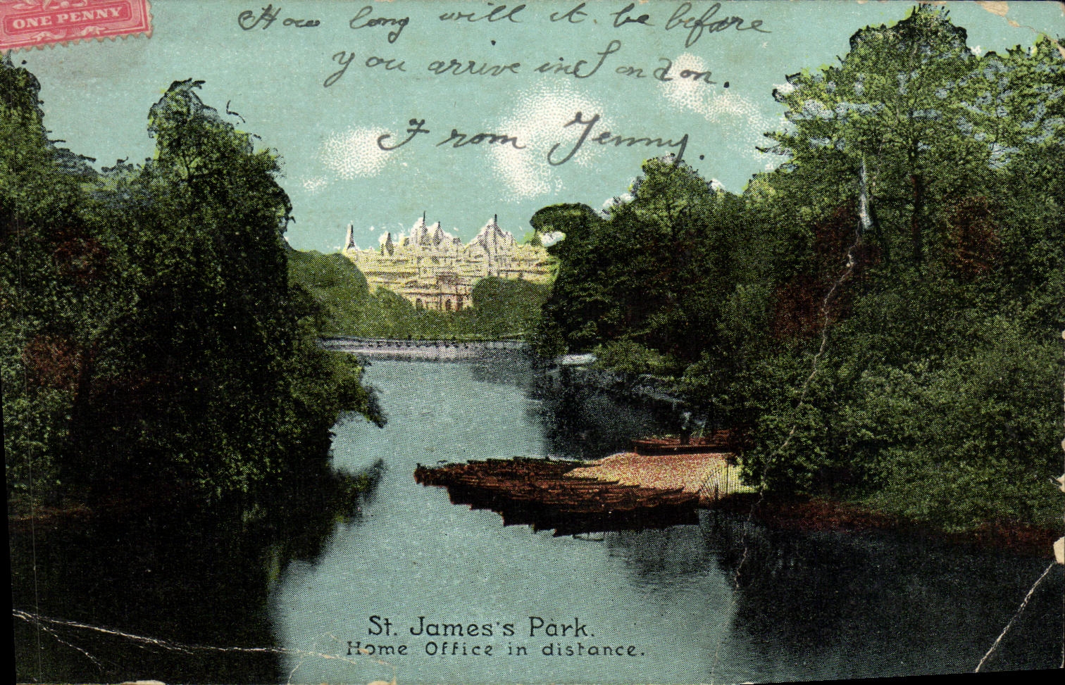 CPA London St James s Park Home office in distance 