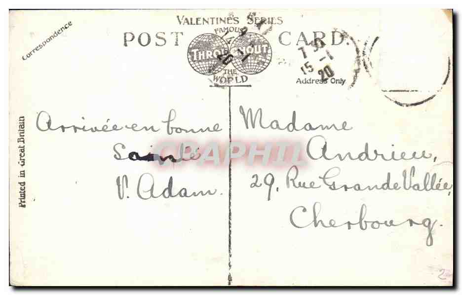 CPA London Crystal Palace London — Verso