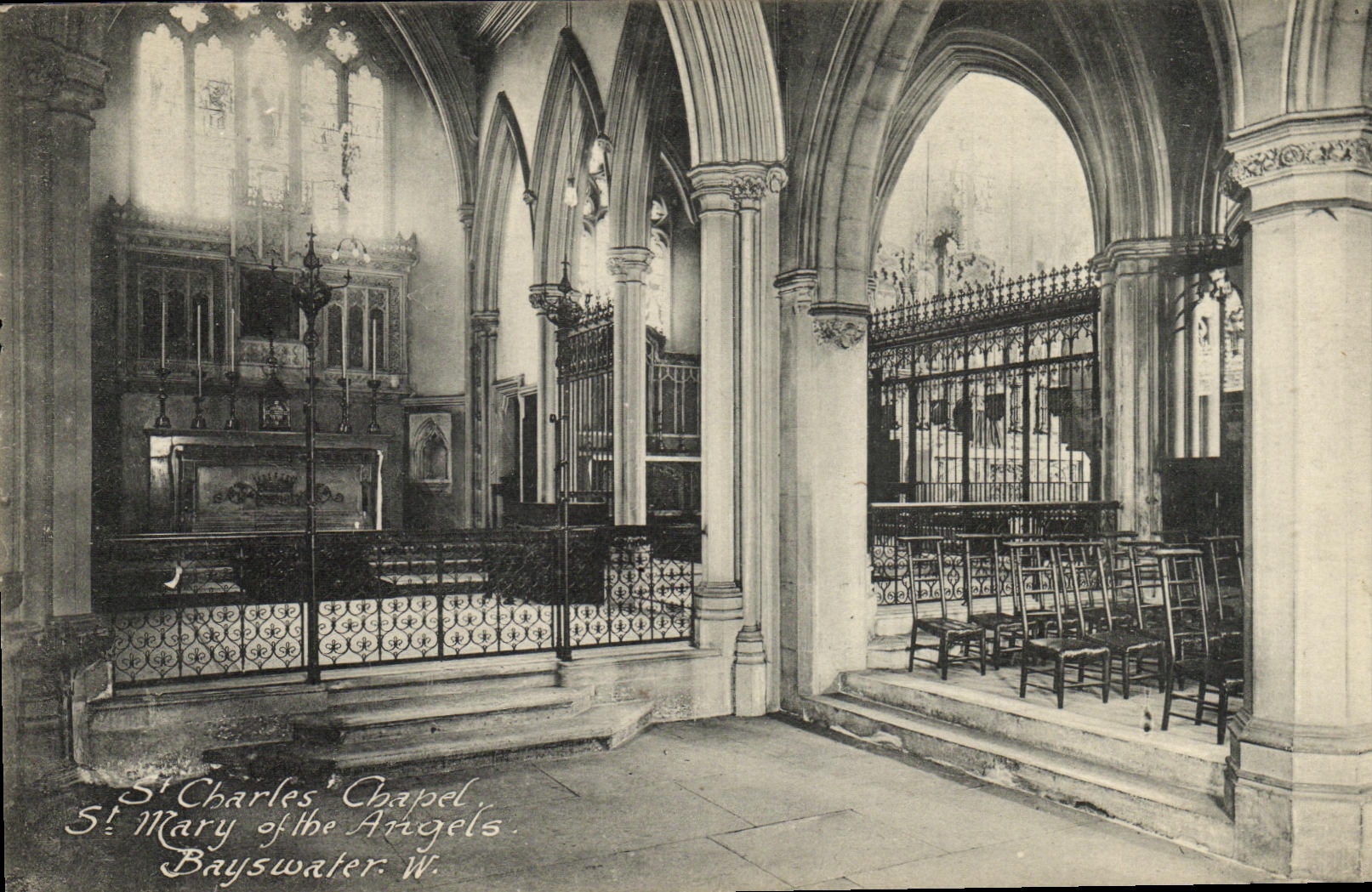 CPA St Charles Chapel St Mary of the Angels Bayswater