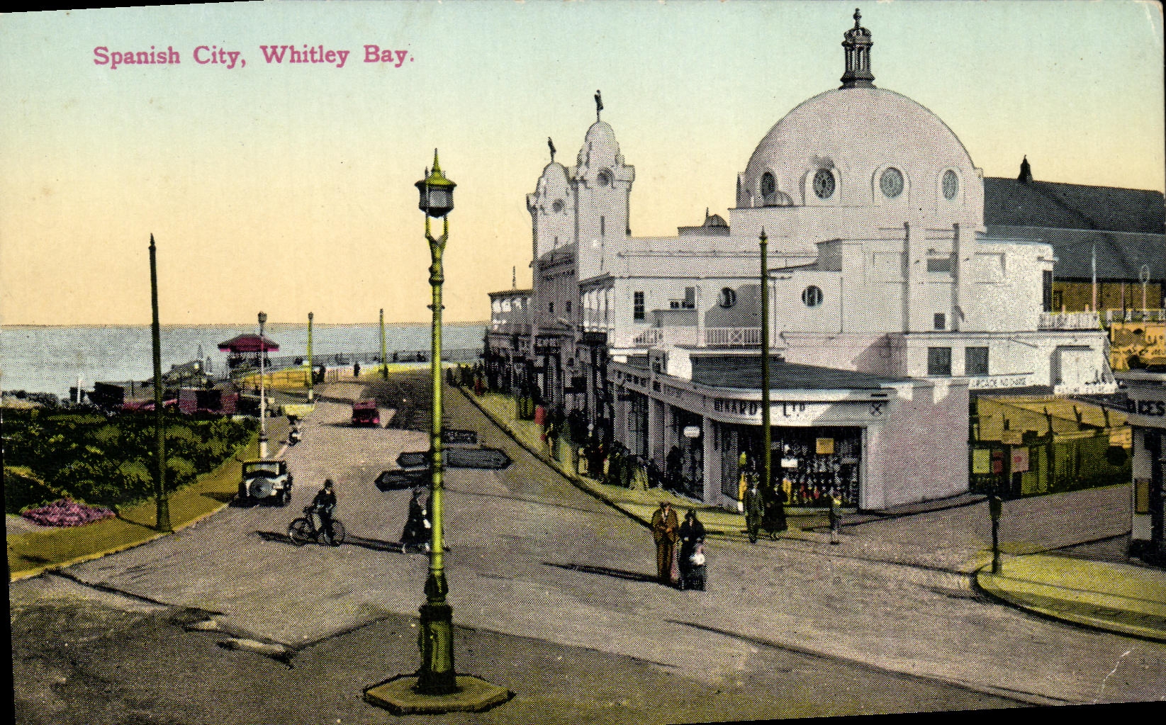 CPA Spanish City whitley Bay