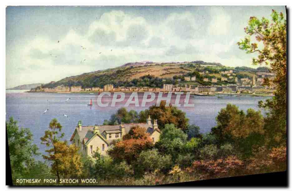 CPA Rothesay from Skeoch Wood
