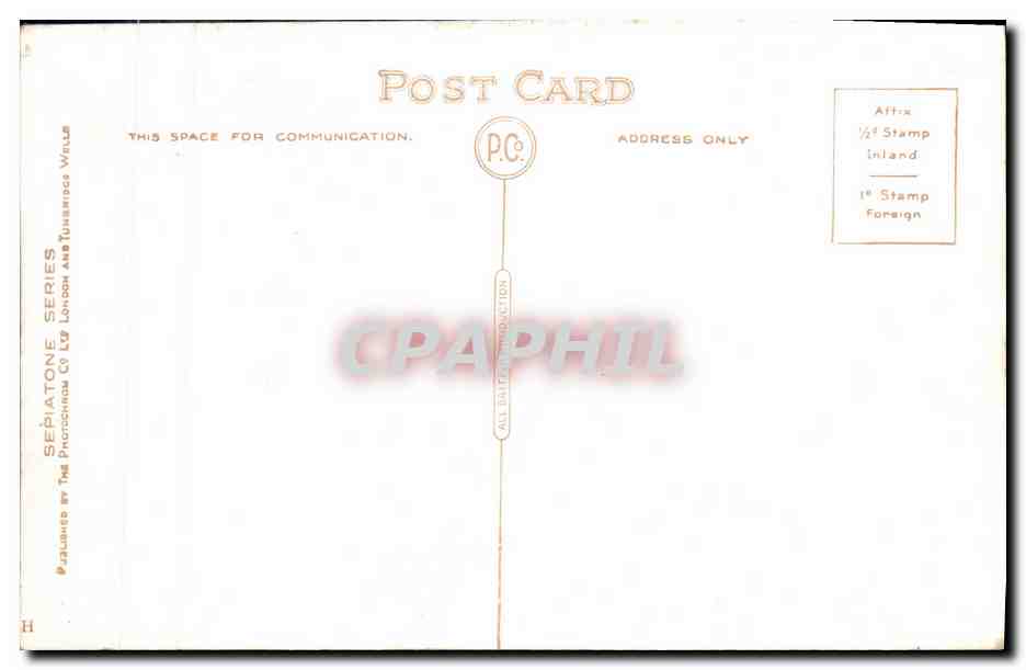 CPA Southport Marine Lake — Rückseite