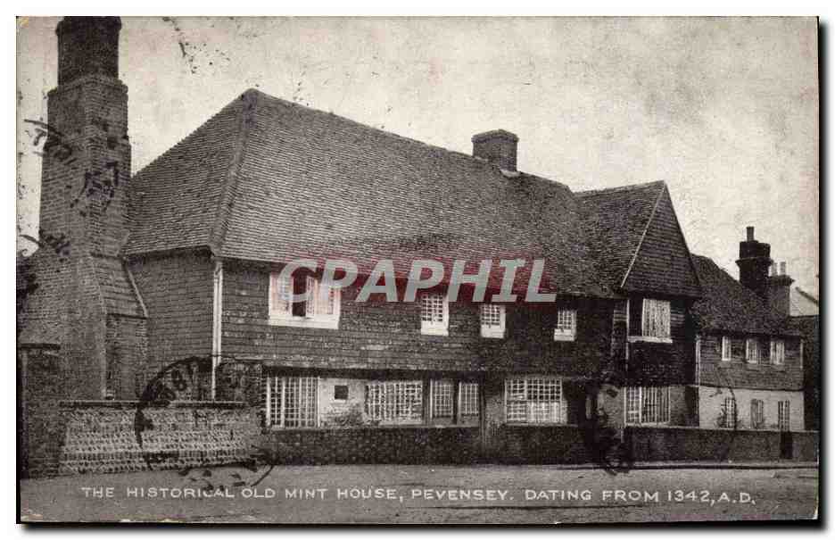 CPA The Historical Old Mint House Penvensey Dating From 