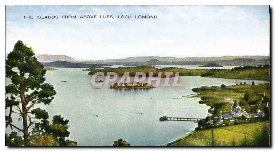 CPA The Islands From Above Luss Loch Lomond