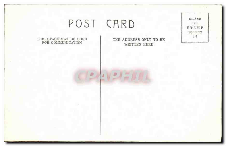 CPA Ben Nevis Caledonian Canal from Banavle — Rückseite
