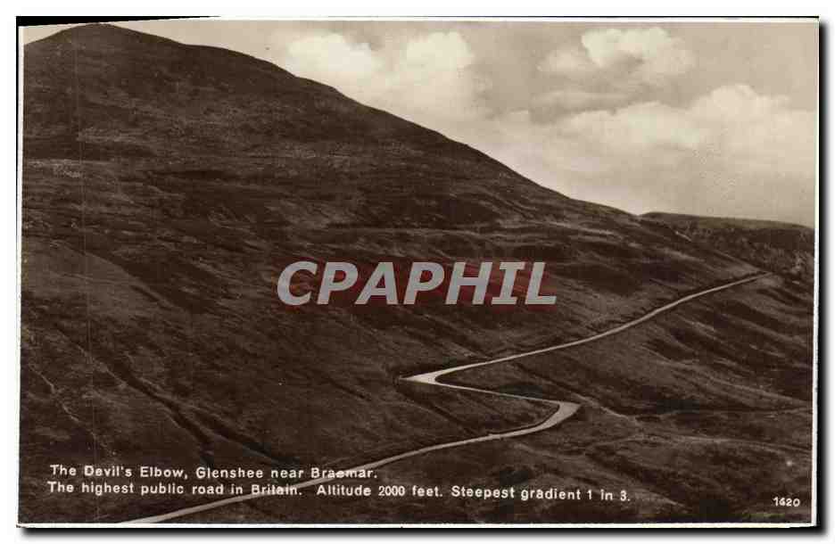 CPA The Devil s Elbow Glenshee near Braemar