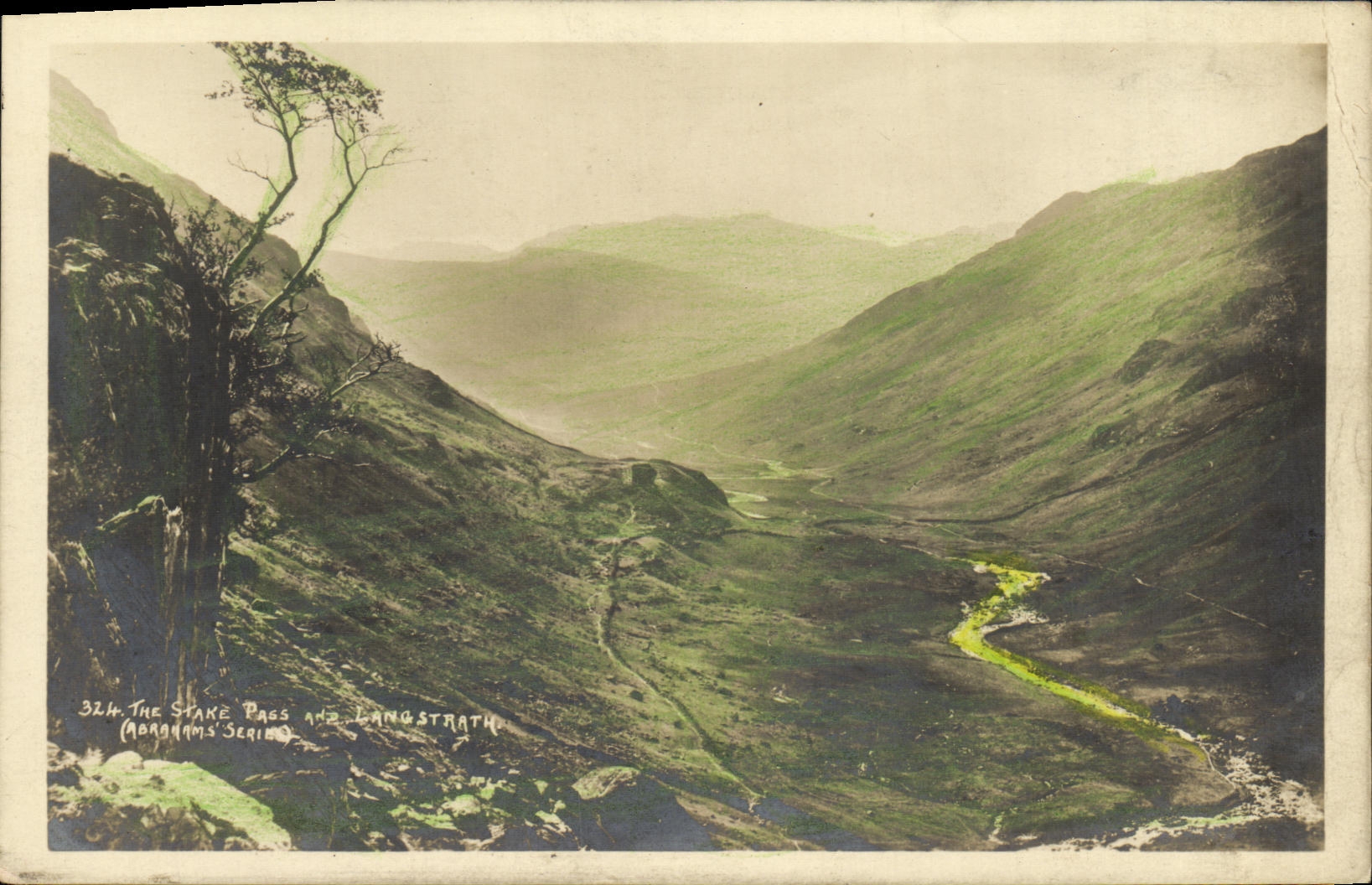 The Stake Pass and Langstrath — Abragam's Series — G. P. Abraham, Keswick
