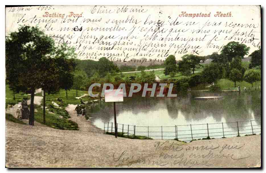 CPA Bathing Pond Hampstead Heath 