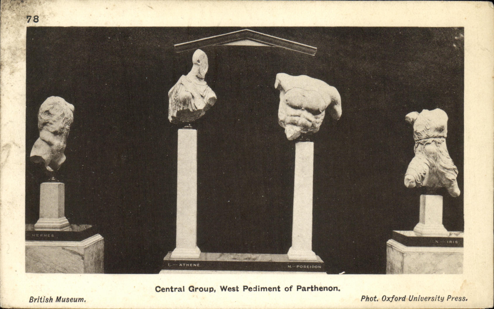 CPA Central Group West Pediment of Parthenon British Museum