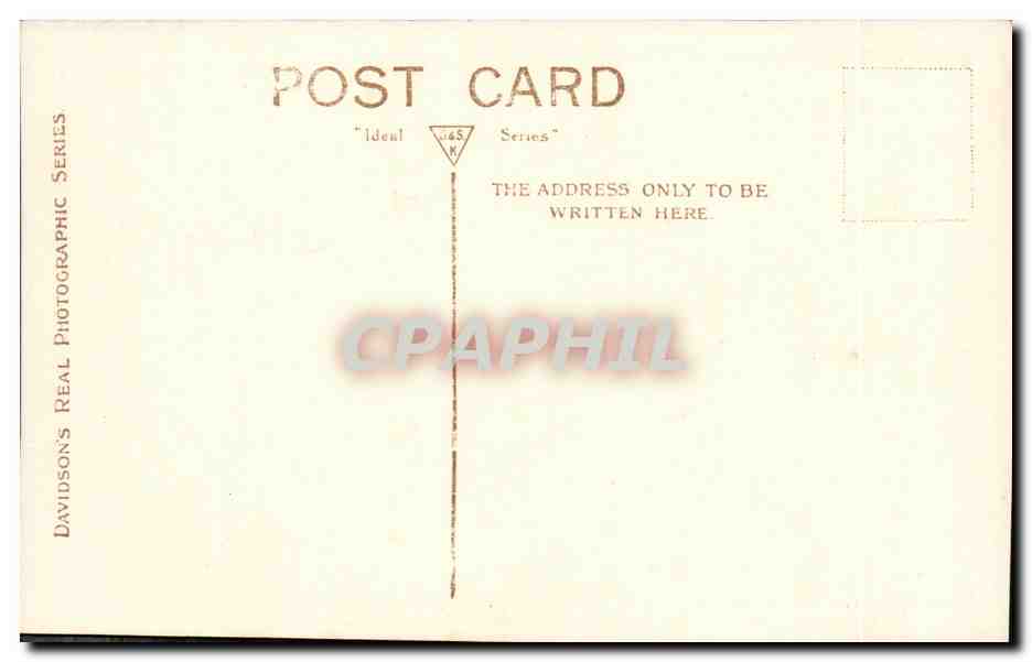CPA On the canal at Fort Augustus Bateau — Rückseite