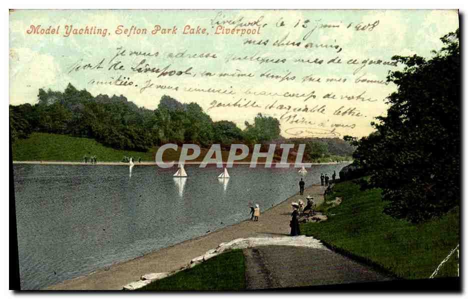 CPA Model Yachting Sefton Park Lake Liverpool 