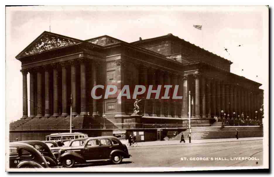 St. George's Hall, Liverpool — vue architecturale — éditeur inconnu, n° 81