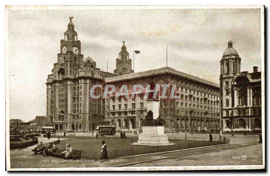 CPA Liver and Cunard Buildings Liverpool 