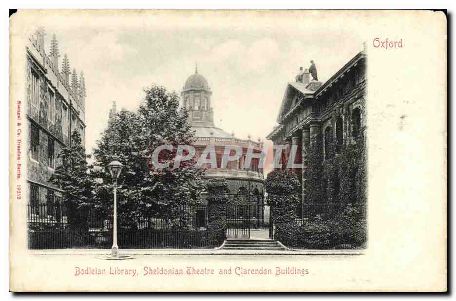 CPA Oxford Bodleian Library Sheldonian Theatre and Clarendon Buildings