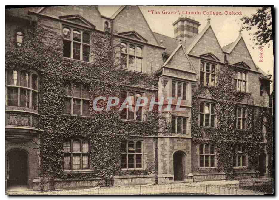 CPA The Grove Lincoln College Oxford 