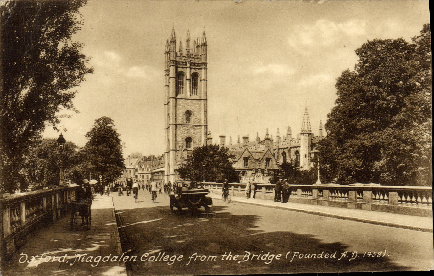 CPA Oxford Magadlen College from the Bridge 