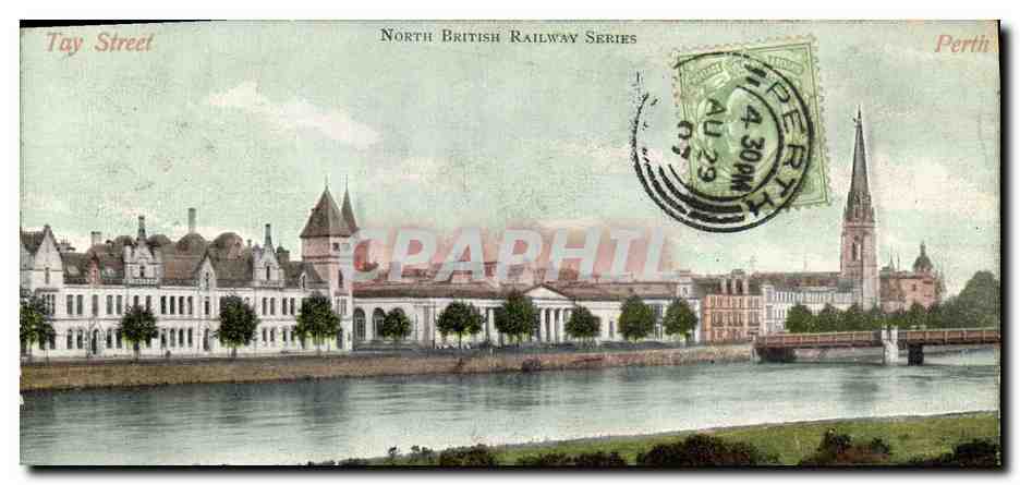 CPA Tay Street North Brithish Railway Series Perth