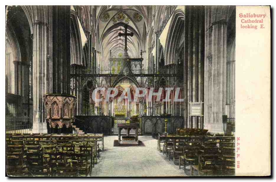 CPA Salisbury Cathedral Looking E