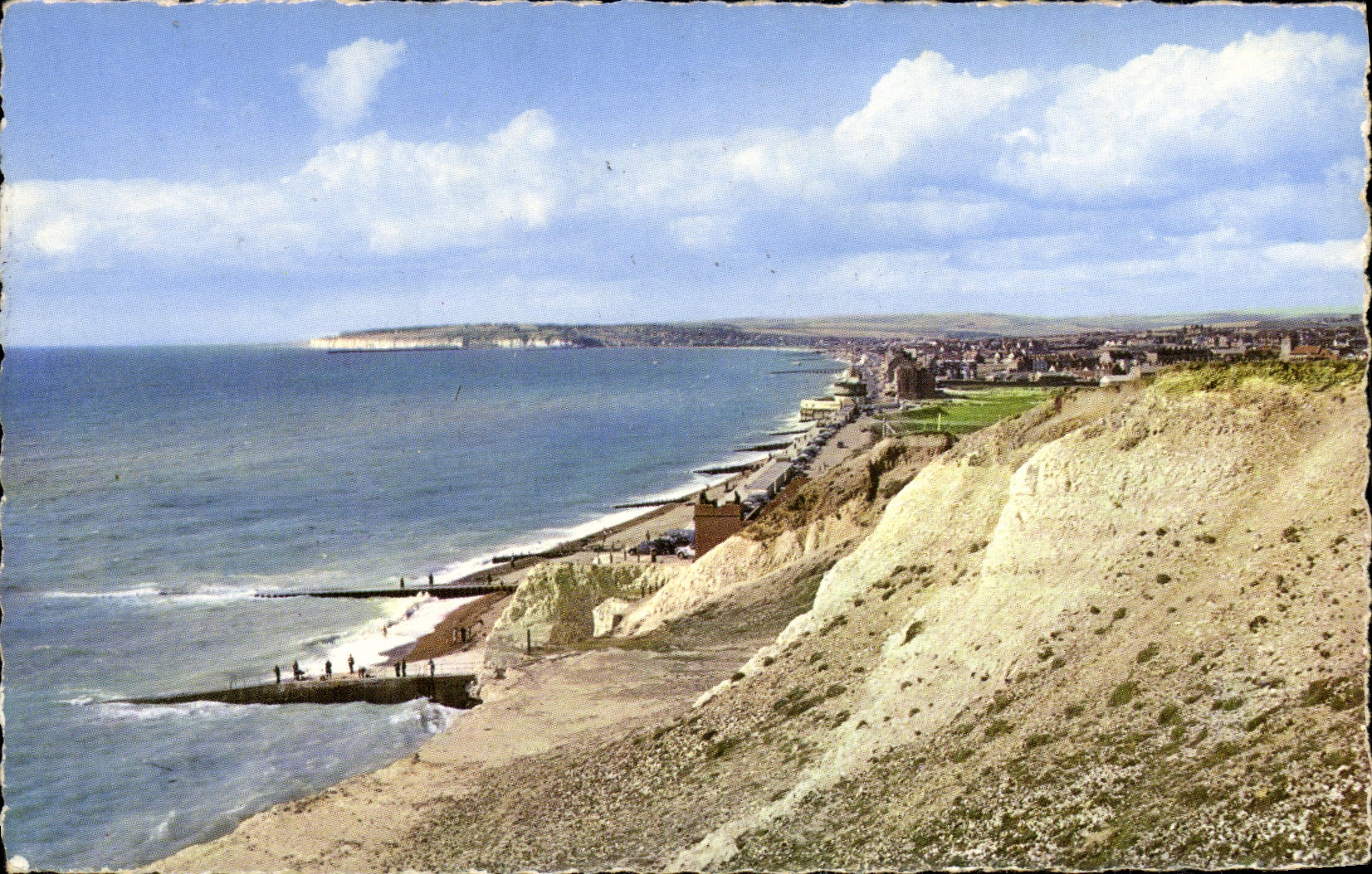 Vue de la côte de Seaford — Sussex — éditeur Sunshie Seren