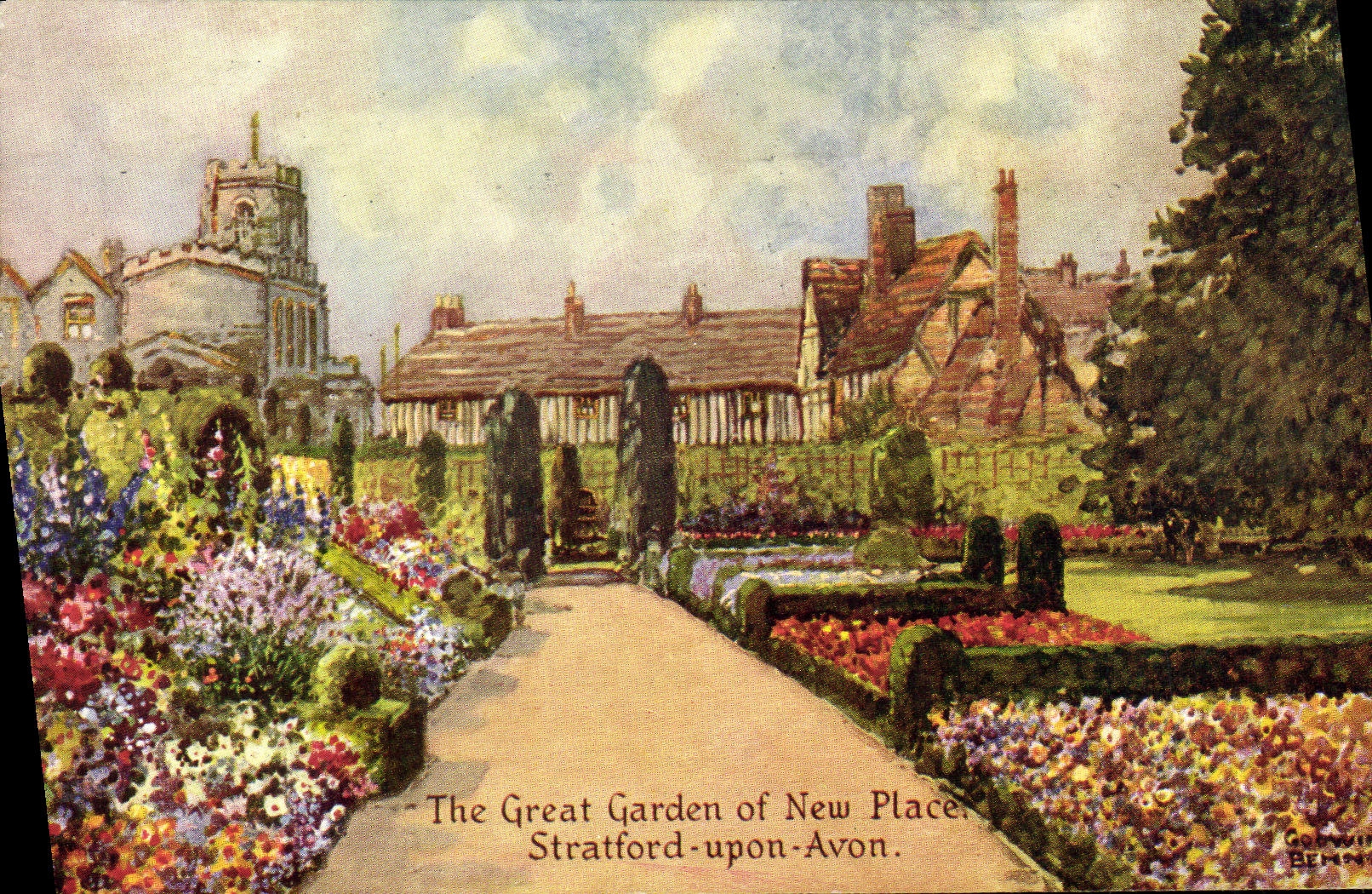 Le Grand Jardin de New Place — Stratford-upon-Avon — Godwin Bennett