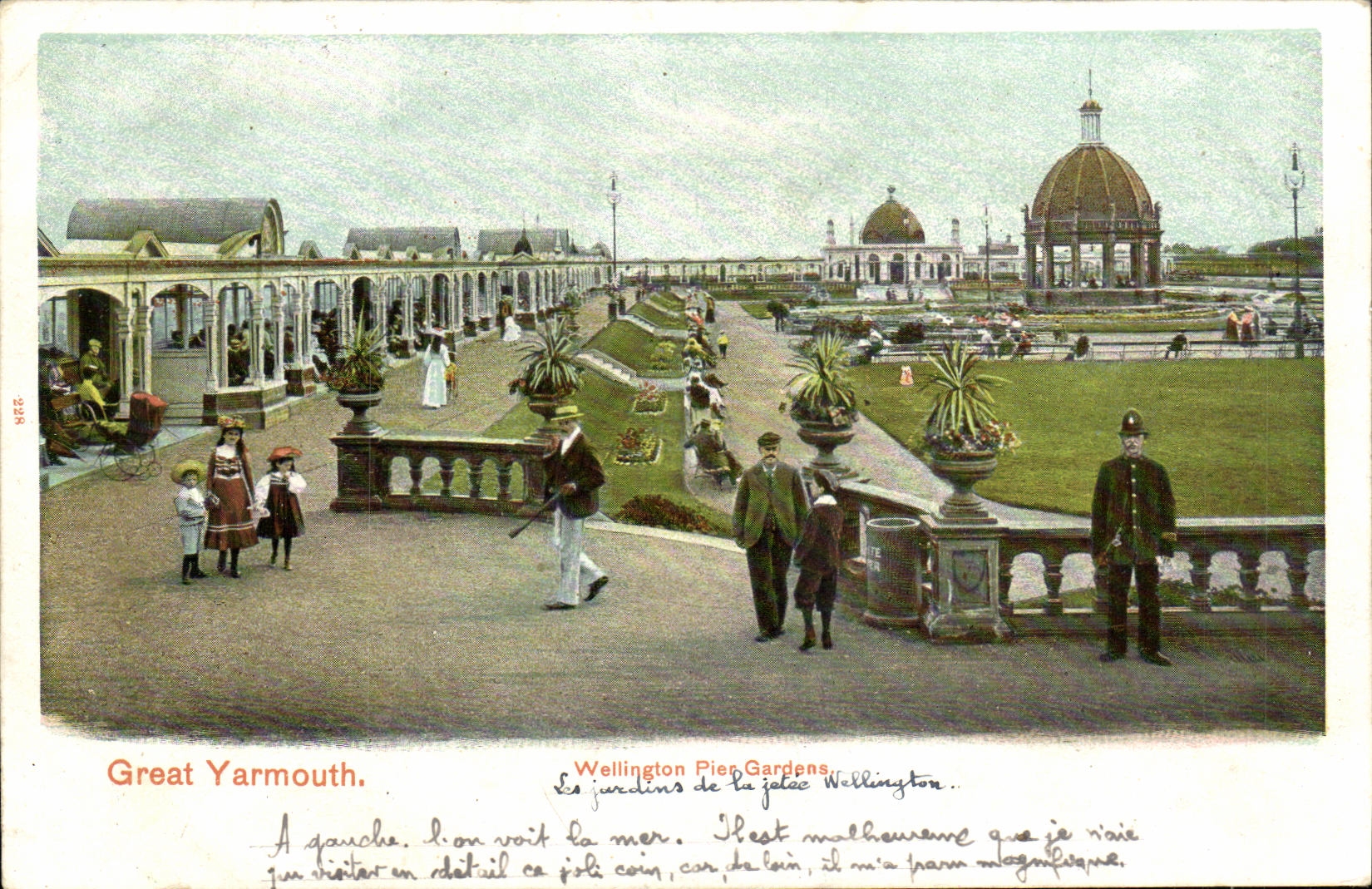 CPA Great Yarmouth Wellington Pier Gardens 